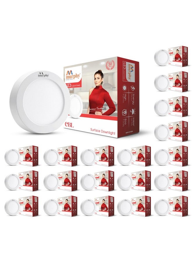 Murphy 5W CBL Round Surface Down Light (Pack of 20, Warm White) - Image 1