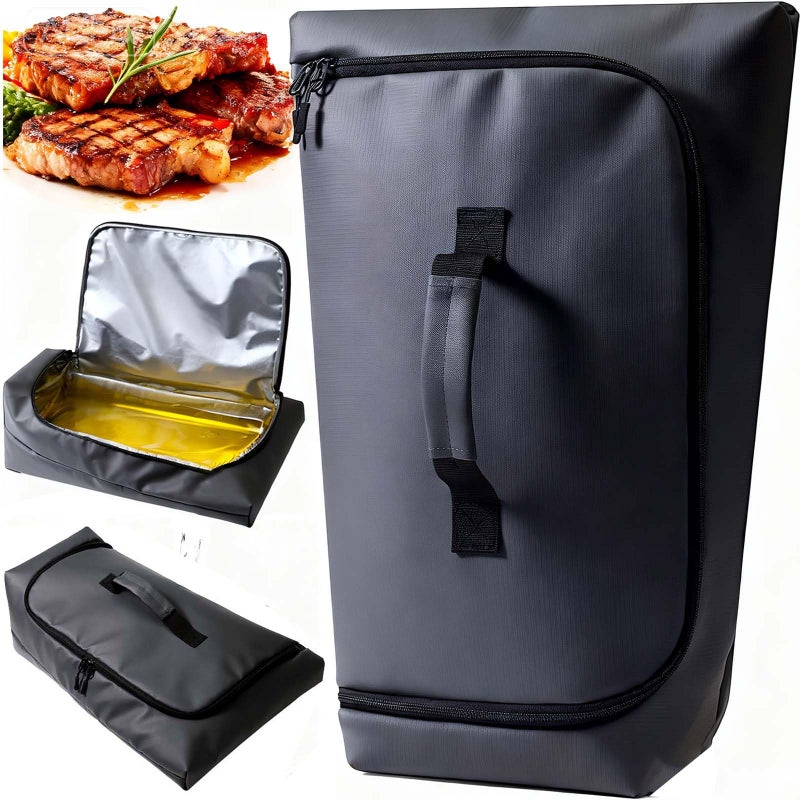 SCAUSY 270Â° Opening BBQ Blanket for Resting Meat, Insulated Leak-Proof Meat Resting Bag for Brisket Turkey Pork, Smoker Accessories for Camping Kitchen Party , Anniversary Birthday Gift for Men Dad Husband - Image 1