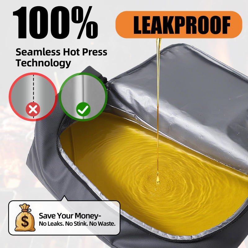 SCAUSY 270Â° Opening BBQ Blanket for Resting Meat, Insulated Leak-Proof Meat Resting Bag for Brisket Turkey Pork, Smoker Accessories for Camping Kitchen Party , Anniversary Birthday Gift for Men Dad Husband - Image 2