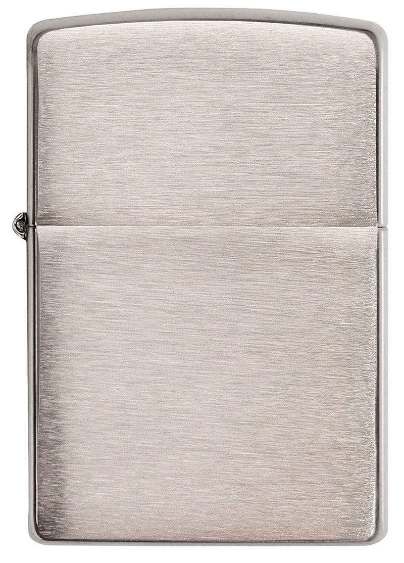 Zippo Classic Brushed Chrome Pocket Lighter - Windproof & Refillable Flip-Top Metal Lighter - Everyday Use Pocket Lighters - Luxury Lighters Made in USA - Image 4