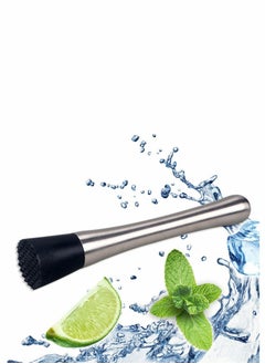 Y&D Muddler Stainless Steel Pounding Popsicles Sticks Plastic Broken Pop Sickles Bar Tools for Rest 8 inch Long 1pc Fruit Crusher Home Making Drinks  - Image 1
