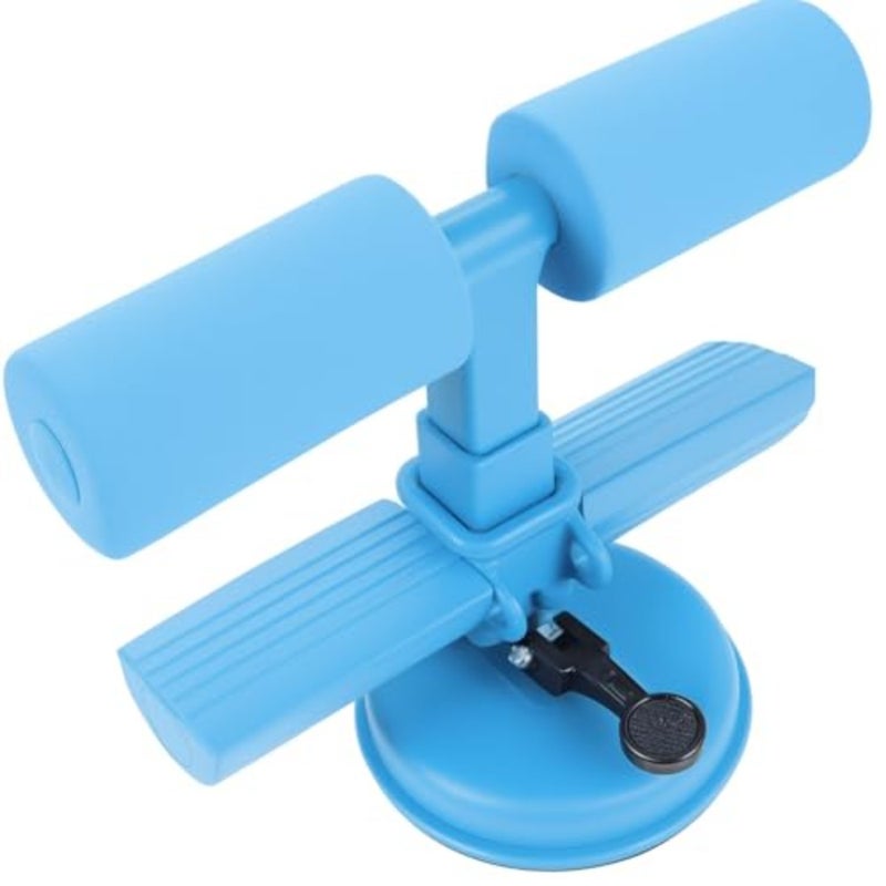 Abdominal training tool for home gym use, soft rubber material, black color, non-slip suction design for stability and portability - Image 1