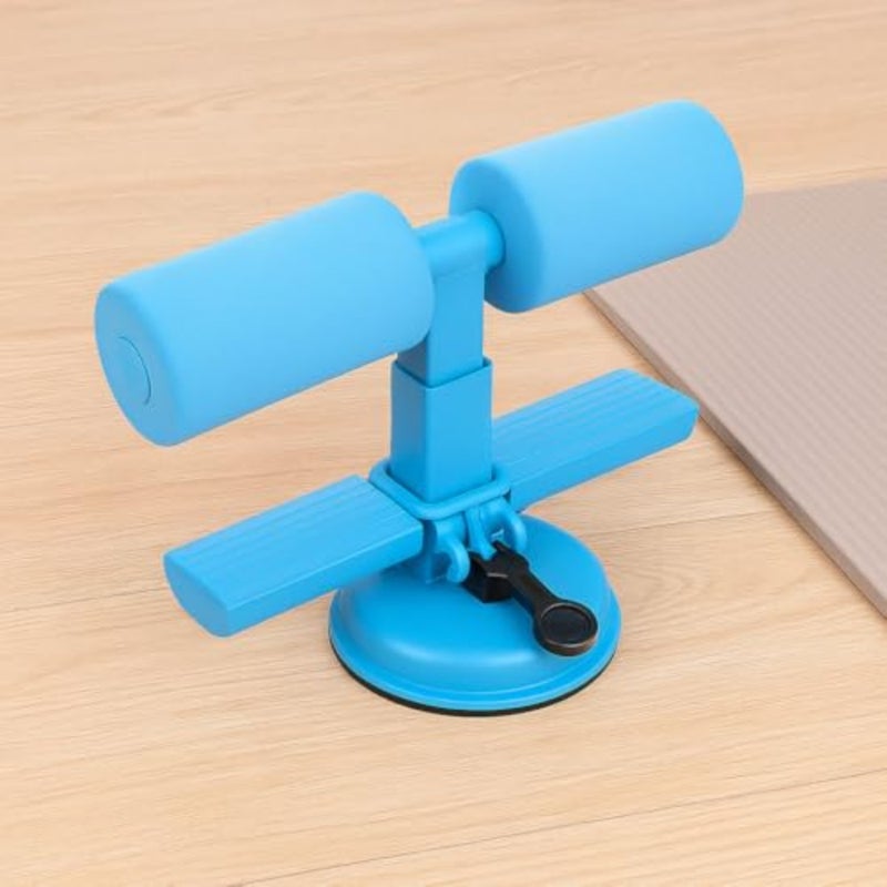 Abdominal training tool for home gym use, soft rubber material, black color, non-slip suction design for stability and portability - Image 3