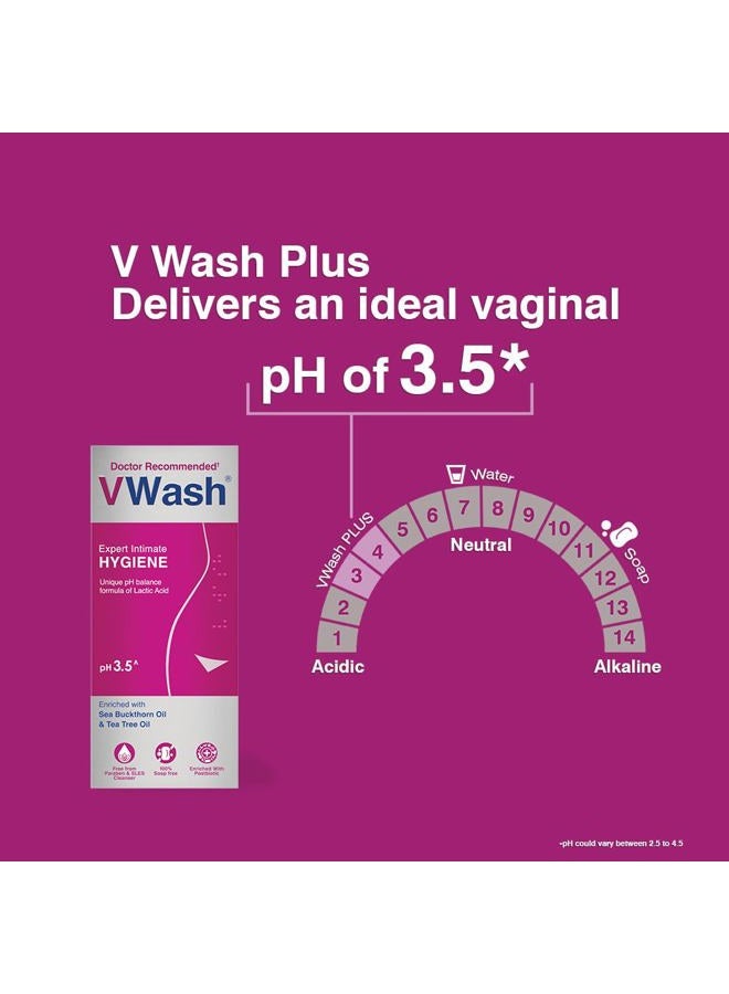 VWash Plus Intimate Hygiene Wash - 100 ml - Image 5