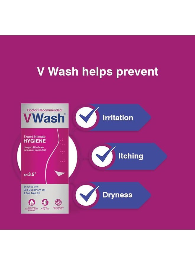 VWash Plus Intimate Hygiene Wash - 100 ml - Image 3
