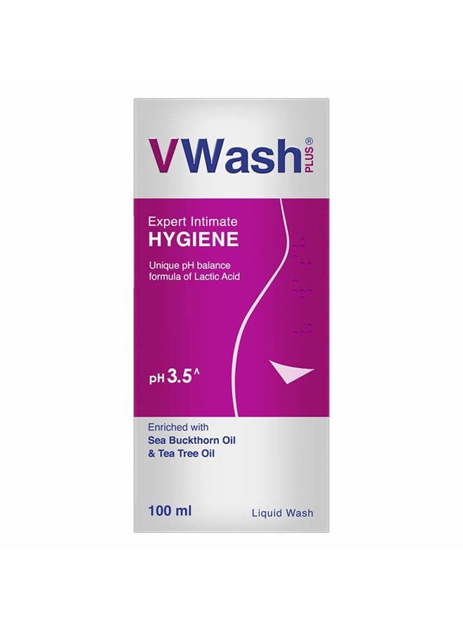 VWash Plus Intimate Hygiene Wash - 100 ml - Image 1