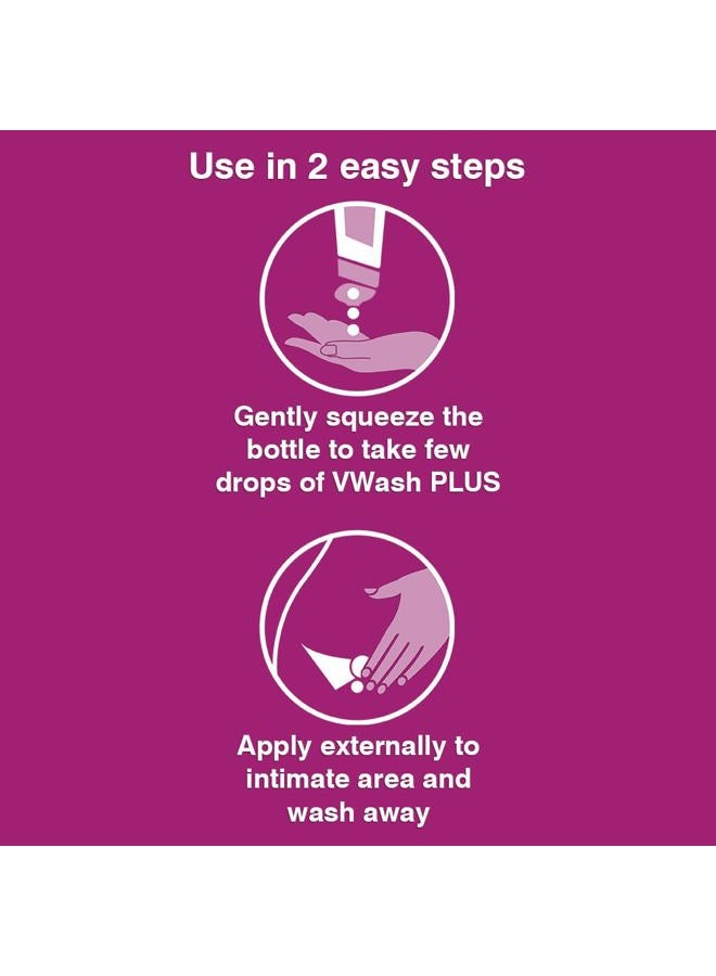 VWash Plus Intimate Hygiene Wash - 100 ml - Image 4