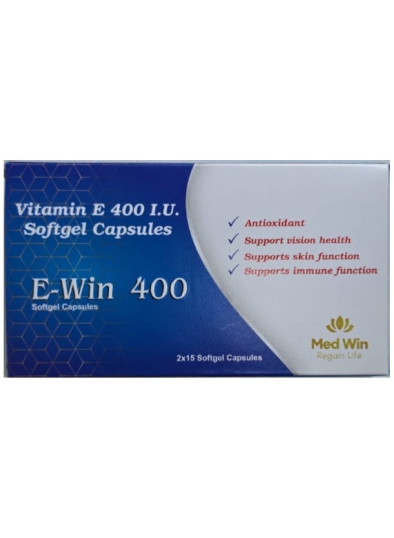 VITAMIN E 400 I.U 2X15 SOFTJEL CAPSULES