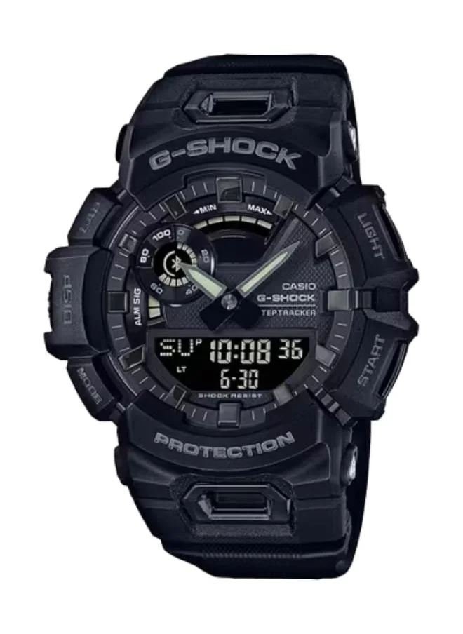 جي شوك Men's Analog-Digital Display Watch With Black Resin Strap - GBA-900-1ADR