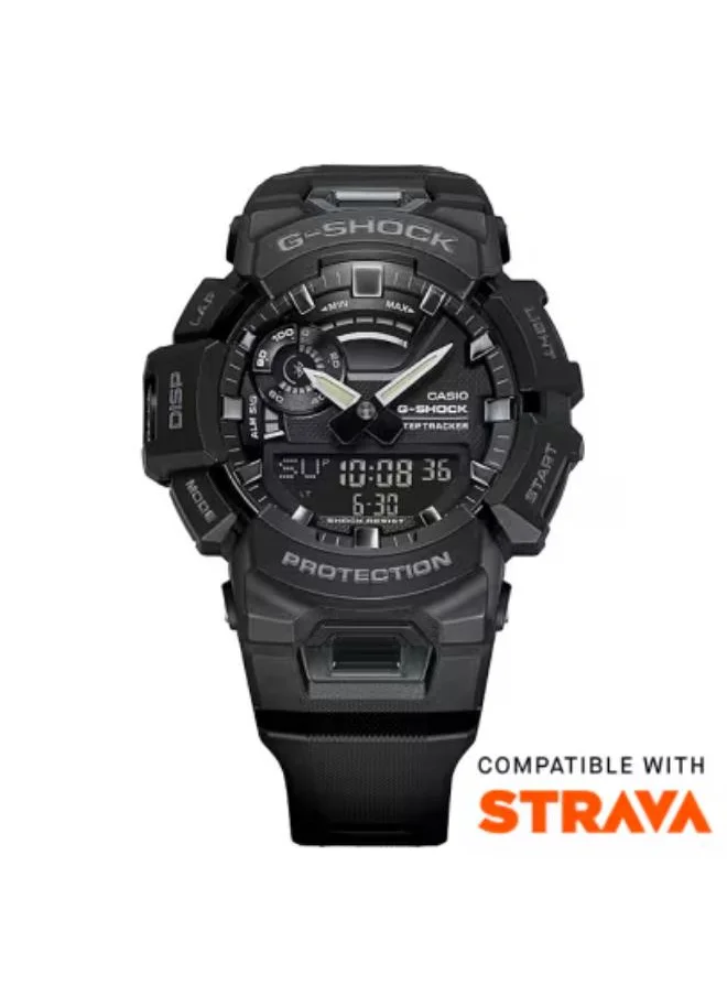 جي شوك Men's Analog-Digital Display Watch With Black Resin Strap - GBA-900-1ADR