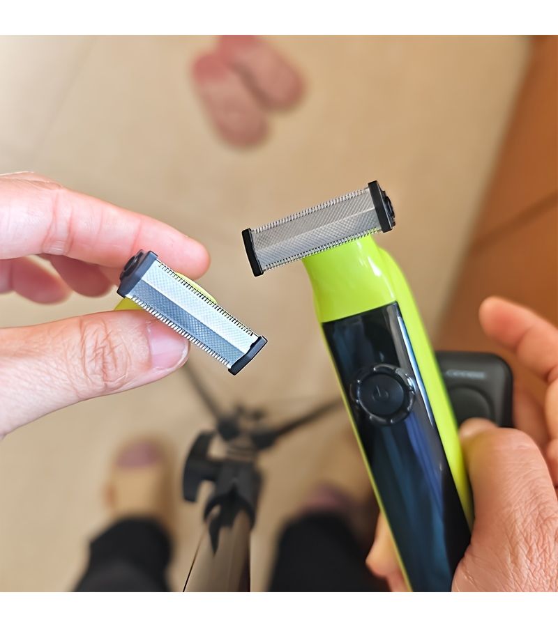Portable USB T Type Shaver Model 8315 Double Sided Blade Electric Beard Trimmer For Full Body Water Wash - Image 5