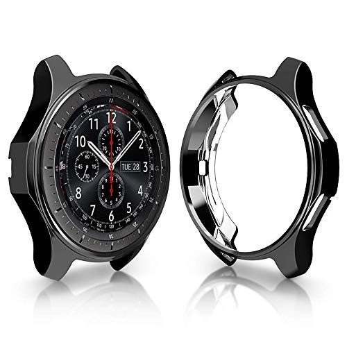 RICHONE [6-Pack] Protector Case Compatible with Samsung Galaxy Watch 46mm and Gear S3 Frontier (Not Fit for Galaxy Watch 4 Classic 46mm), Soft TPU Plated Cover Bumper Smartwatch Accessories - Image 2