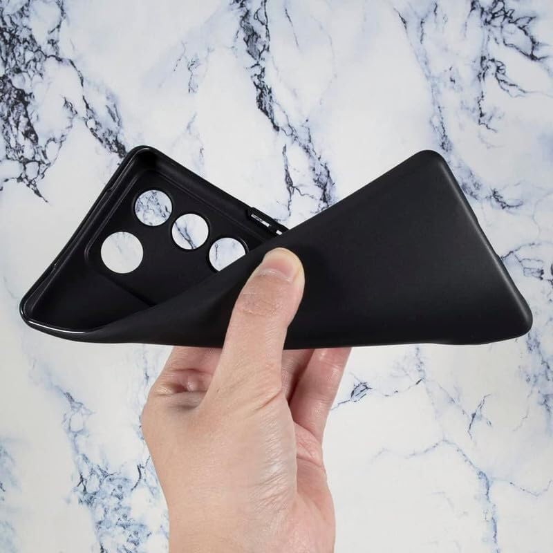 SPAZY CASE® Realme P1 Pro 5G Back Cover | Soft Silicone Slim Back Case Cover for Realme P1 Pro 5G - Black - Image 5