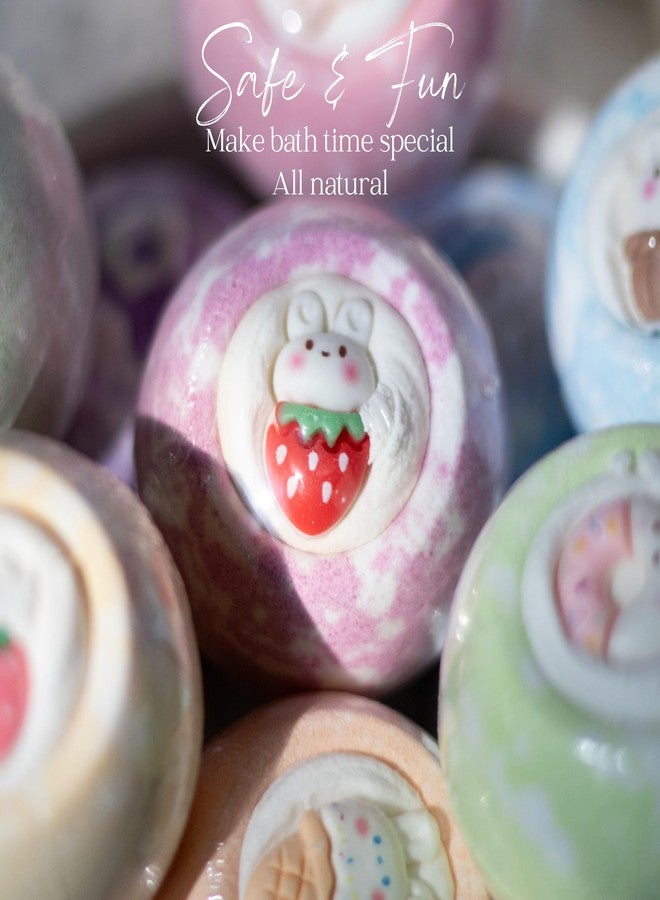 EvolutionUSA 12pc Bloom Bath Bombs with Toys, Adorable Girl Bath Bomb Set, Bubbly Kids Bathbombs, Fizzy Bath Ball, Kids Bath Bombs for Girls, Childrens Bath Bomb Set Easter, Valentines Gift - Image 4
