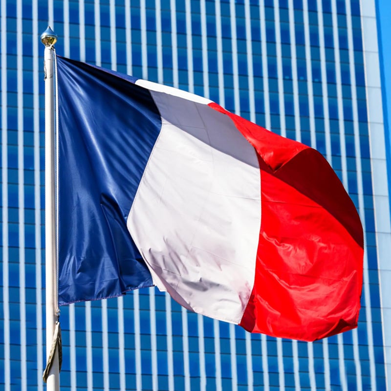 RISVOWO France Flag, France Flag 90 x 150 cm with Brass Eyelets, Durable Garden Flag, France Football, French Banner Suitable for Indoor and Outdoor Use - Image 2