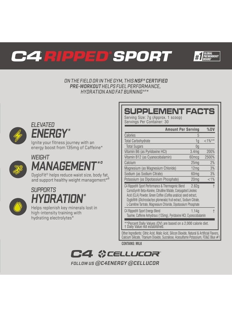 سي4 سلليكور سي 4 ما قبل التمارين طعم  30 جرعة - Image 5