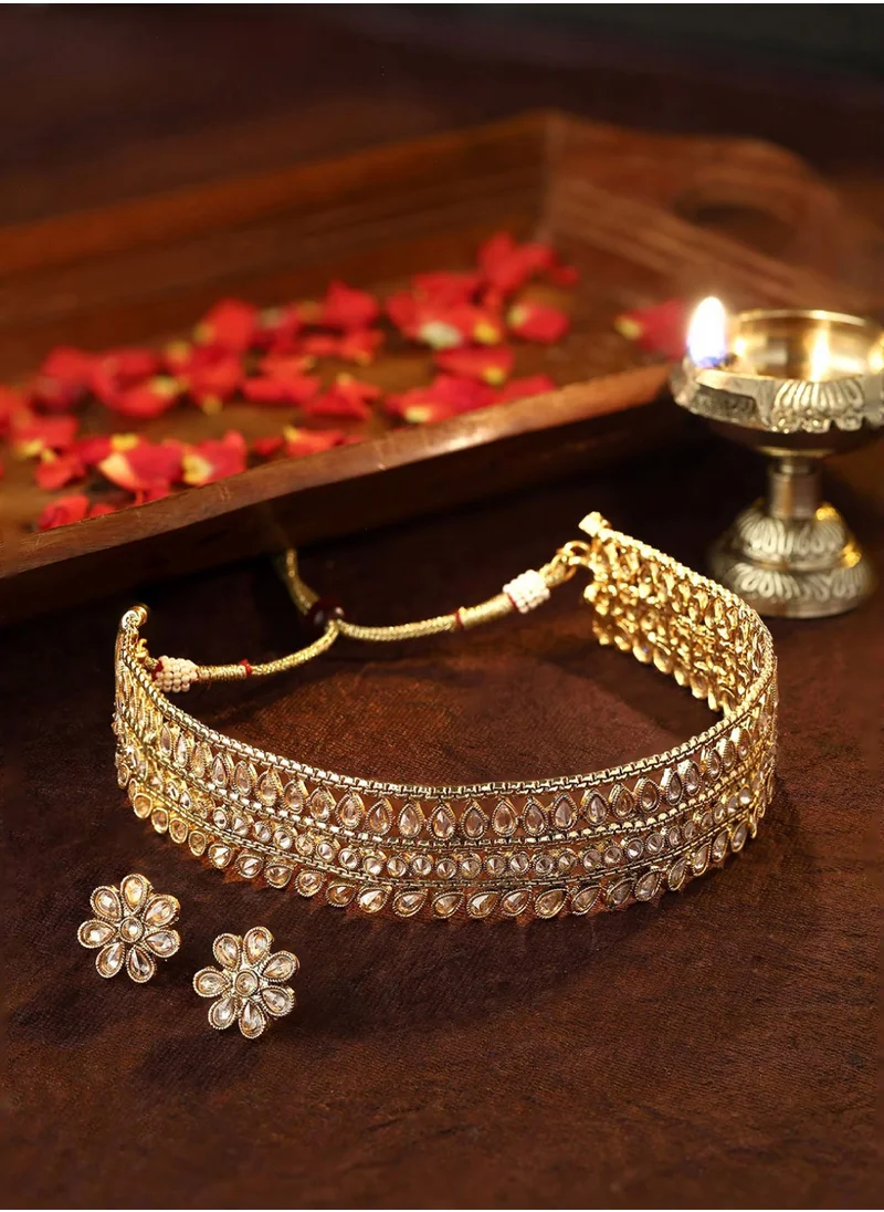 برياسي Stone Studded Jewellery Set