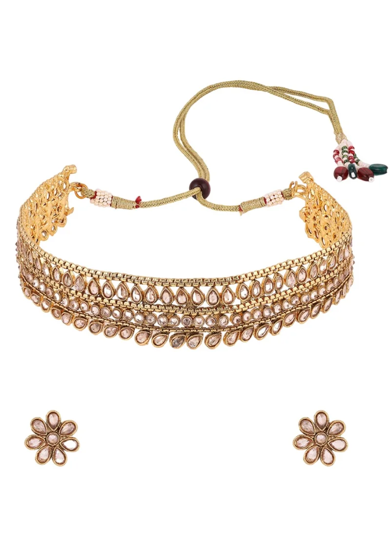 Priyaasi Stone Studded Jewellery Set