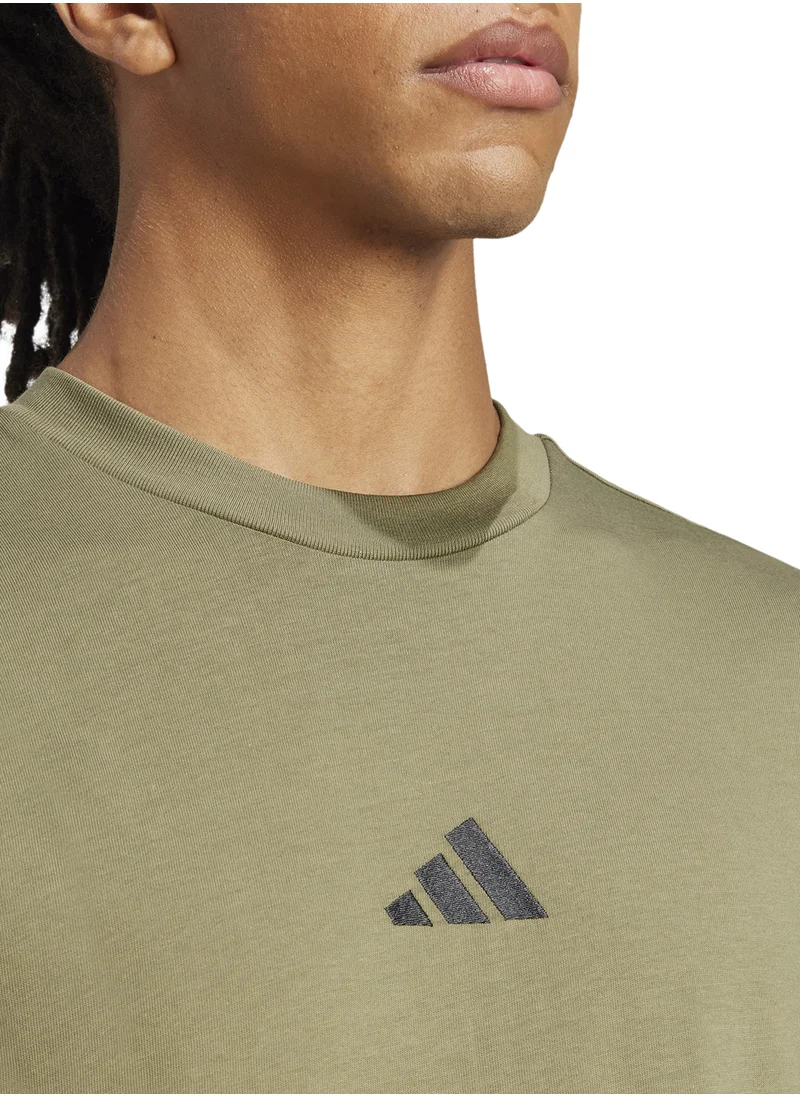 Adidas Small Logo Single Jersey T-Shirt