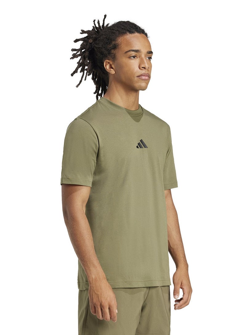 Adidas Small Logo Single Jersey T-Shirt - Image 5