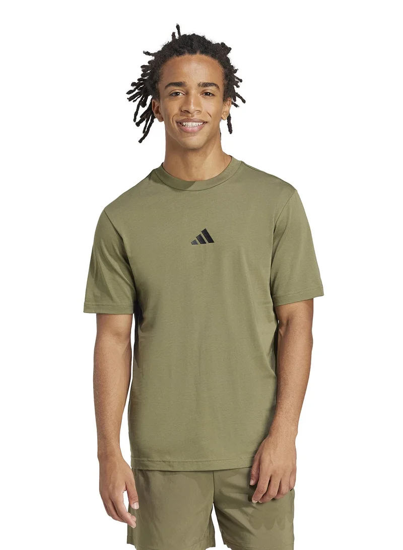 Adidas Small Logo Single Jersey T-Shirt