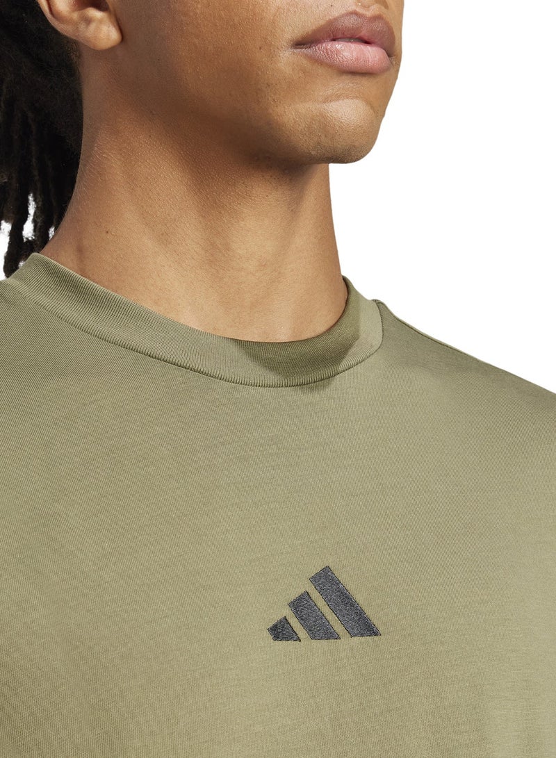 Adidas Small Logo Single Jersey T-Shirt - Image 3