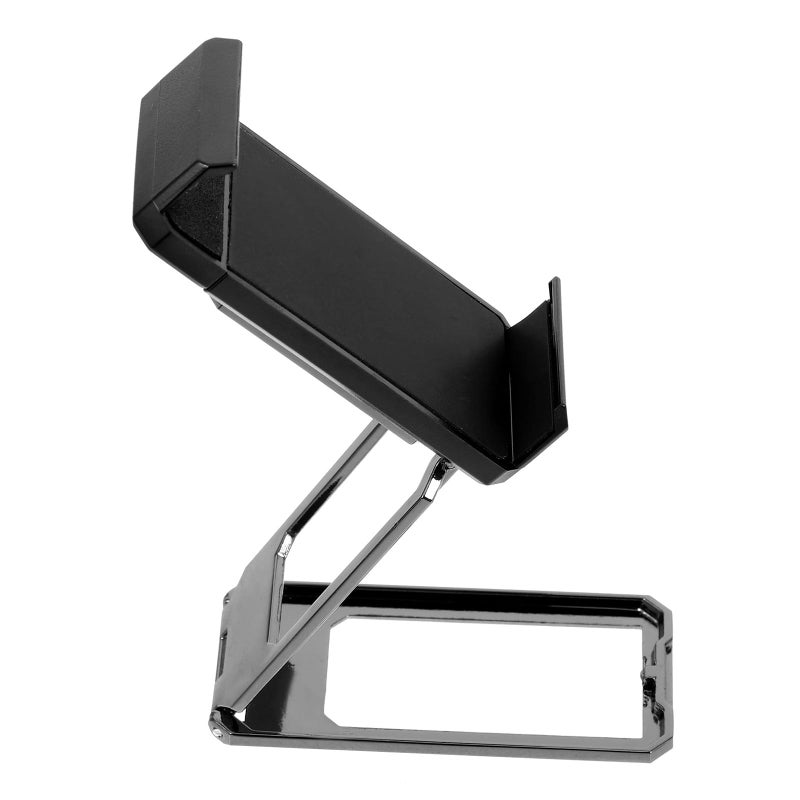 Foldable Back Clip Phone Holder Stand 360 Rotatable Stable Bracket For Desk Use Live Streaming Office Black - Image 2