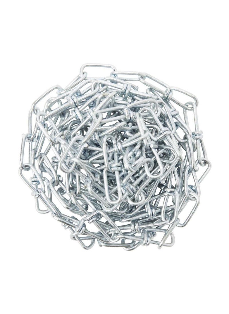 ACE Diall Zinc-Plated Steel Knotted Signalling Chain 10mm x 0.75m 