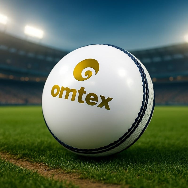 omtex Cricket ProSoft Ball White - Image 2