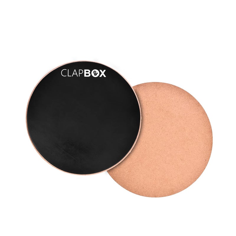 Clapbox Drum Practice Pad - 8 inches, Black, CB-PPD (Practice Pad only) - Image 2