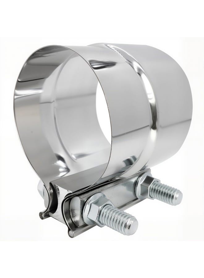 Roadformer 2.5" Lap Joint Exhaust Band Clamp - Preformed Stainless Steel for 2.5" ID to 2.5" OD Exhaust Pipe Connection - Image 1