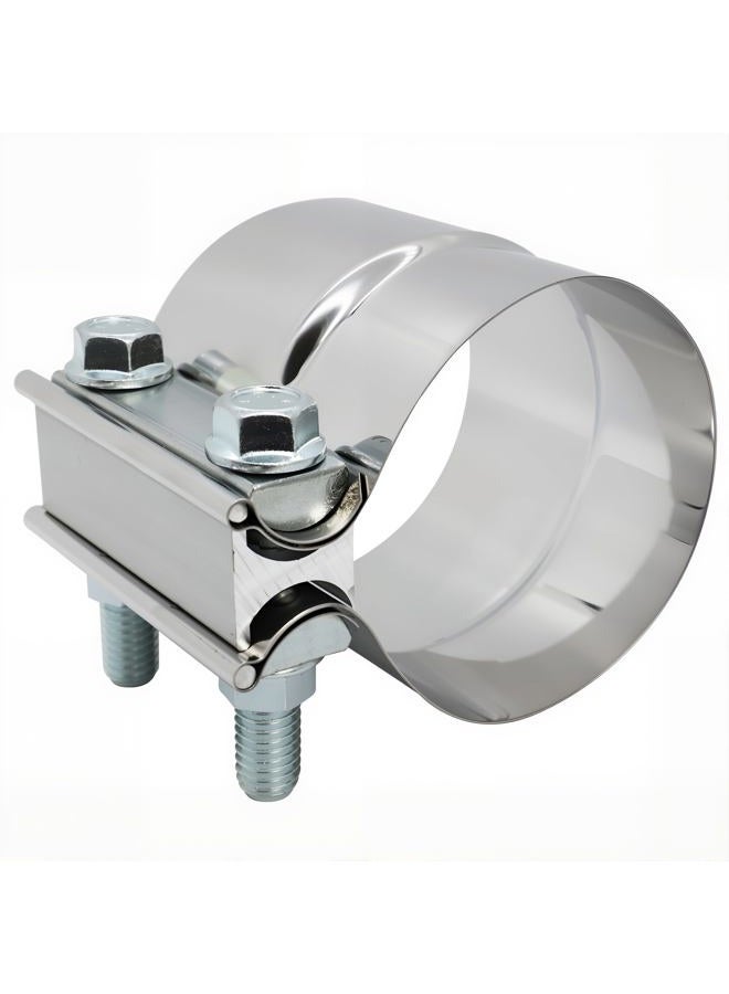 Roadformer 2.5" Lap Joint Exhaust Band Clamp - Preformed Stainless Steel for 2.5" ID to 2.5" OD Exhaust Pipe Connection - Image 3