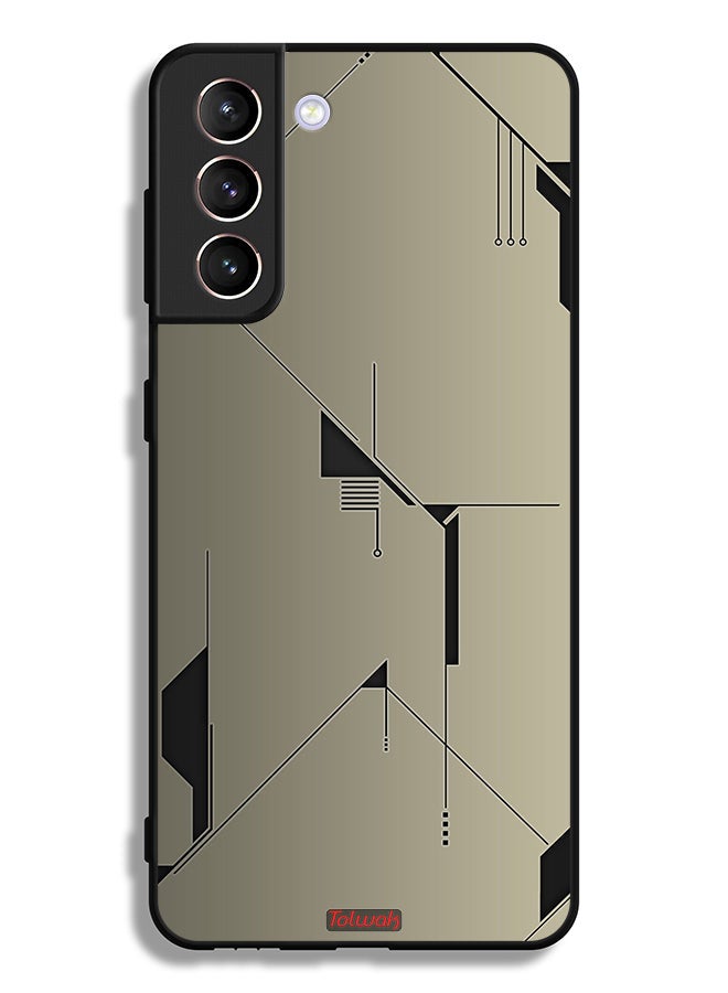 Tolwak Samsung Galaxy S21 Plus 5G Protective Case Cover Minimalism Abstract Digital Art - Image 3