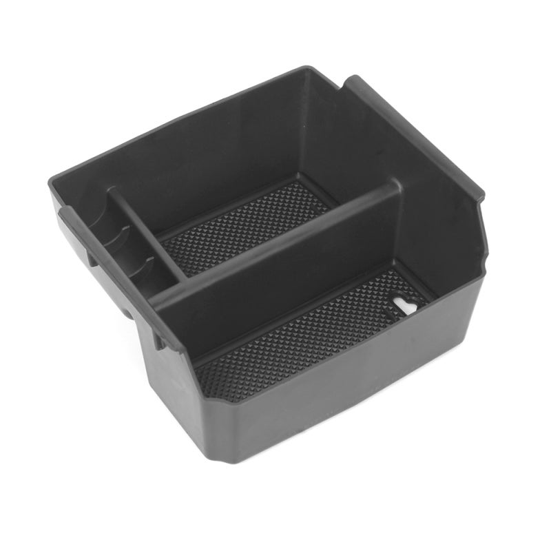 Center Console Organizer Tray: Black Anti-slip Mat, Fits Jeep Wrangler JK 2007-2017 - Multi-compartment Car Console Organizer for Car Interior Storage & Tidy Space - Image 5