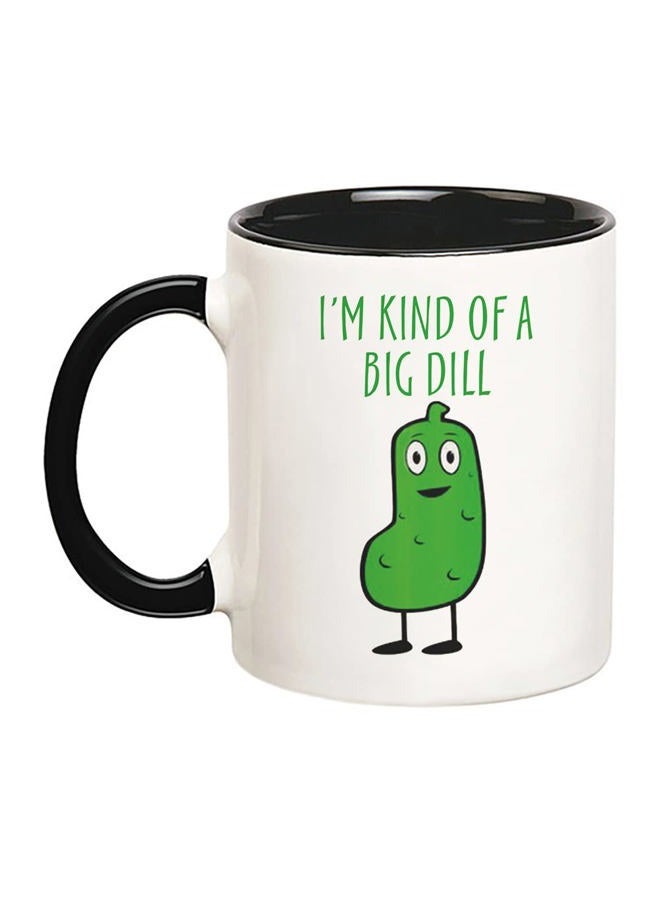 Fonhark I'm Kind of A Big Dill Coffee Cups Drinkware Mug, Funny Coffee Herb Chef Cook Pun Vegetarian, 11 Oz Novelty Coffee Mug - Image 1