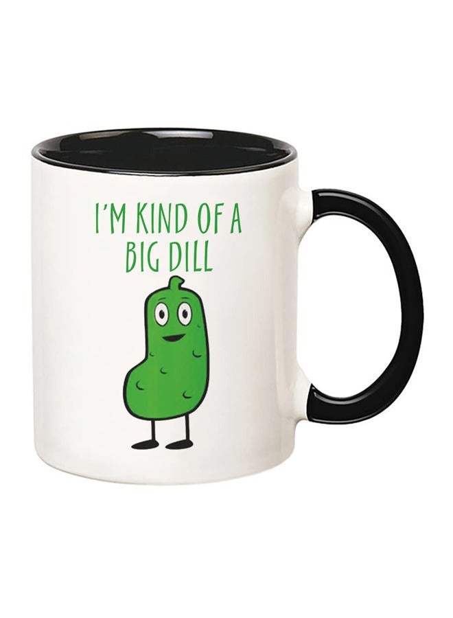 Fonhark I'm Kind of A Big Dill Coffee Cups Drinkware Mug, Funny Coffee Herb Chef Cook Pun Vegetarian, 11 Oz Novelty Coffee Mug - Image 2