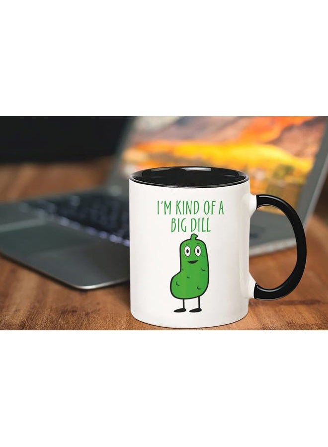 Fonhark I'm Kind of A Big Dill Coffee Cups Drinkware Mug, Funny Coffee Herb Chef Cook Pun Vegetarian, 11 Oz Novelty Coffee Mug - Image 4