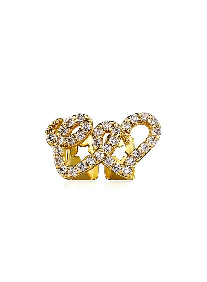 Take Two  Gold Heart Tooth Gem for Women | Best Price UAE