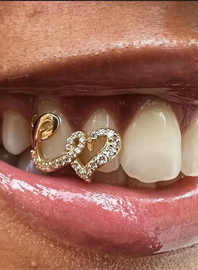 تايك تو Gold Heart Tooth Gem