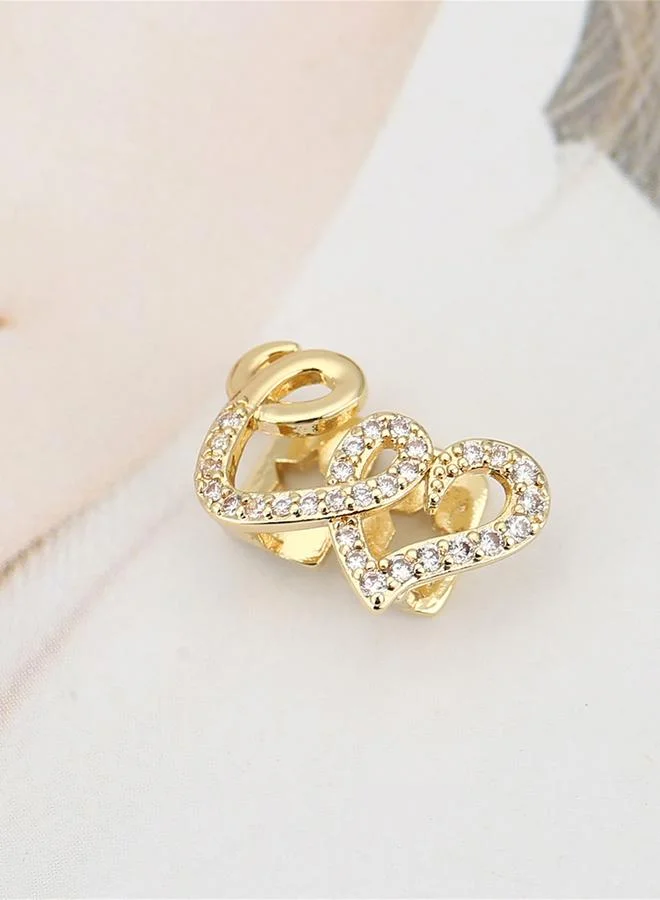Take Two  Gold Heart Tooth Gem for Women | Best Price UAE