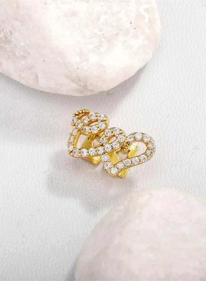 Take Two  Gold Heart Tooth Gem for Women | Best Price UAE