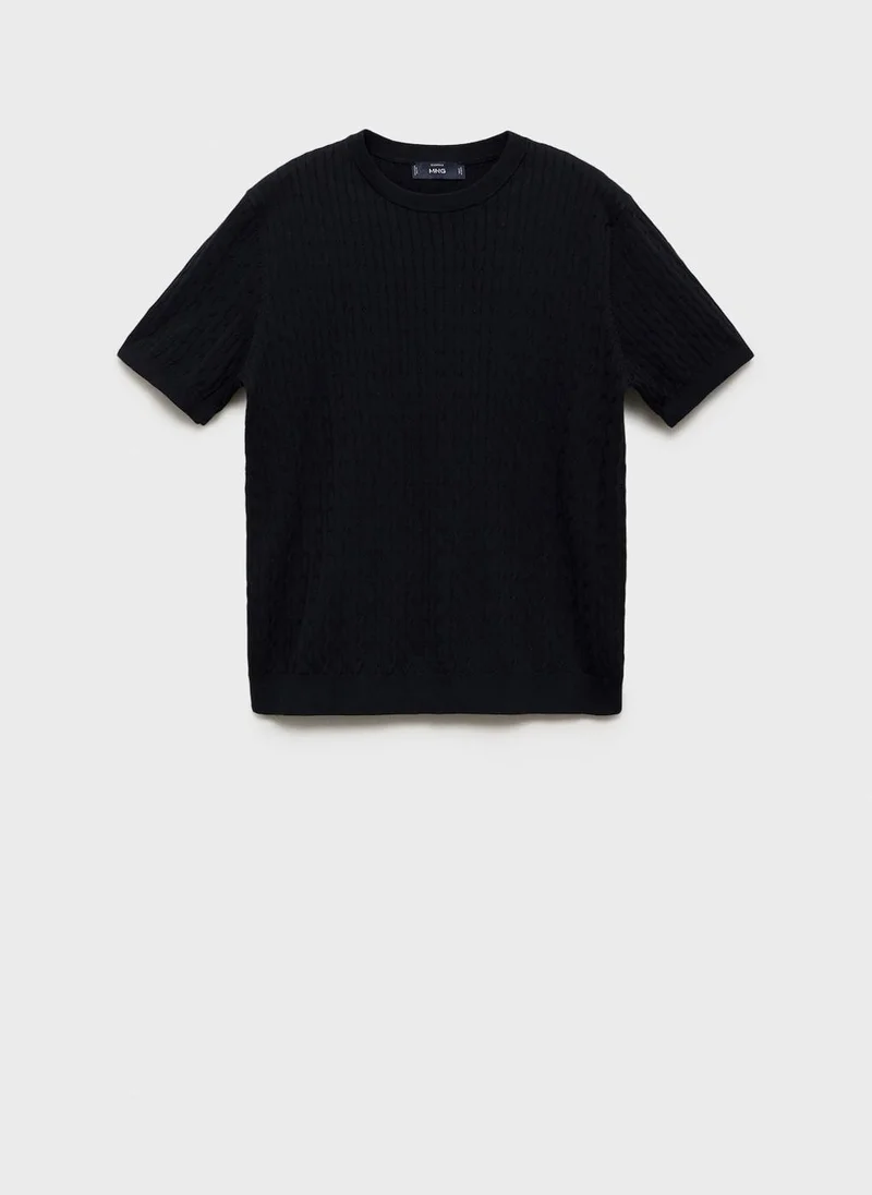 Mango Man Essential Crew Neck T-Shirt