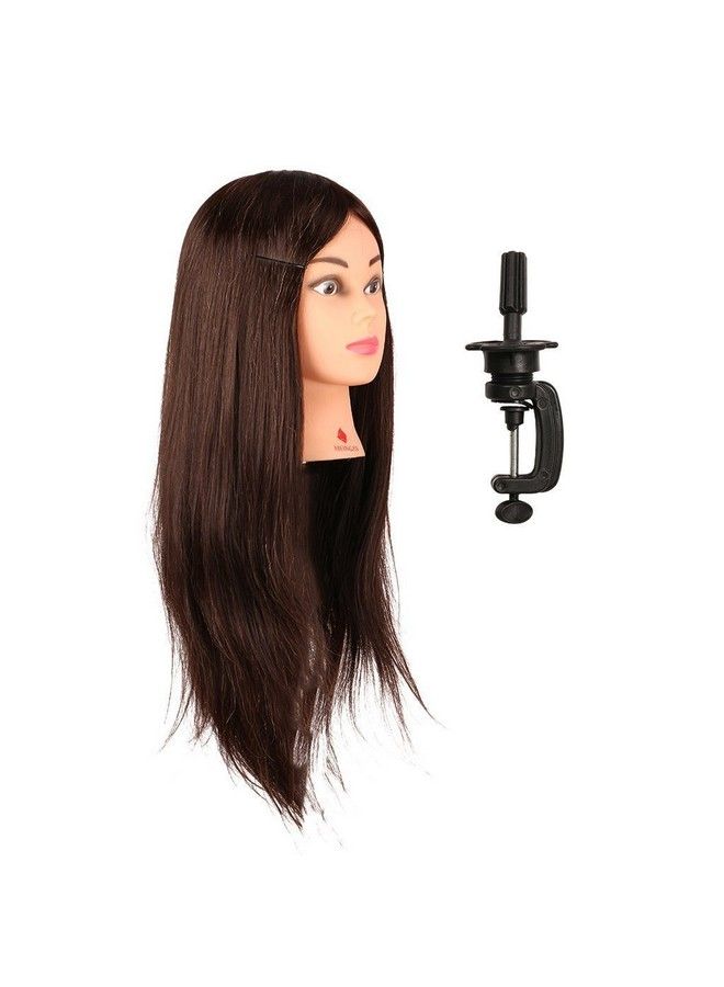 IAS رأس تدريب مصففي الشعر الصناعي الأسود ذو الشعر الطويل (32 بوصة) - Image 2