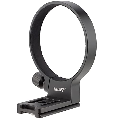 Haoge Tripod Mount Ring for Tamron 35-150 mm F/2-2.8 Di III VXD A058 Lens and Sigma 100-400mm f/5-6.3 DG OS HSM Lens for Canon EF Mount and Nikon F Mount Built-in Arca Type Plate - Image 1