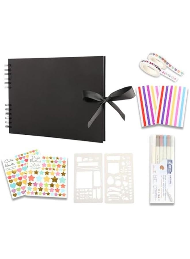 بي دبليو اس جاي الوم صور ذاتي الصع م الميكاكوز، 80  اي 4، الوم صور للزوجي مع ملصقات واقلام ماركر لكتا الضيوف والذكرى السوية والزفاف وعيد الح - Image 1