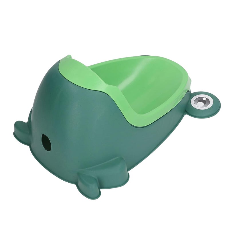 Children Urinal, Palstic Aimming Target Wall Mounted Effective Easy to Install Potty Training Urinal Animal Shape Sturdy for Washroom for Boys (Green) - Image 1