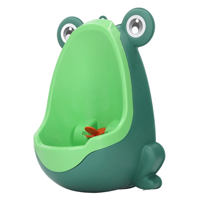 Children Urinal, Palstic Aimming Target Wall Mounted Effective Easy to Install Potty Training Urinal Animal Shape Sturdy for Washroom for Boys (Green) - Image 5