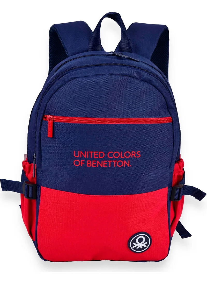 Benetton Navy Blue - Red Men's Backpack Backpack