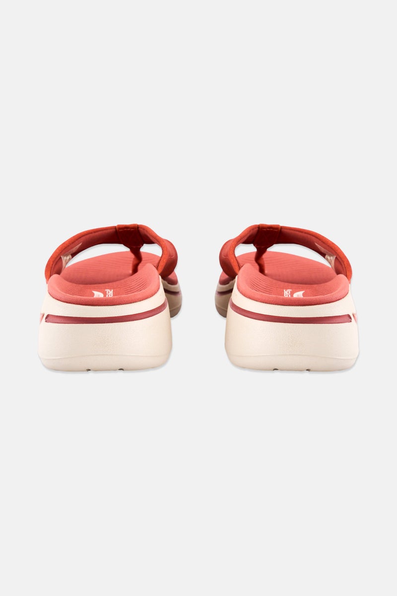 SKECHERS Women Go Walk Slip On Slippers, Rust  - Image 4