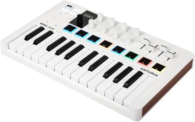 Arturia MiniLab 3 White - 25-Key MIDI Controller with Software Bundle - Image 2